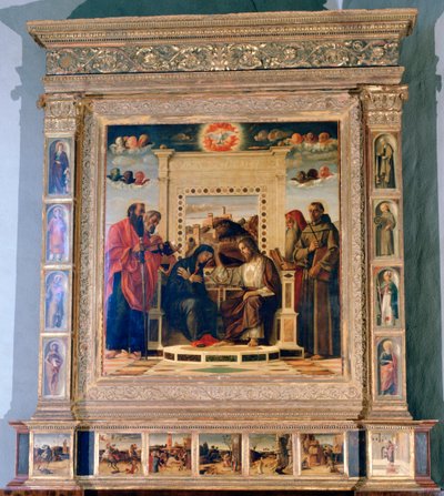 Pala di Pesaro, c1474 da Giovanni Bellini