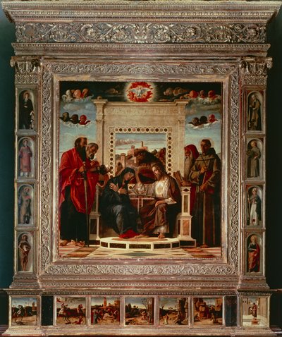 Pala di Pesaro (dettaglio) da Giovanni Bellini