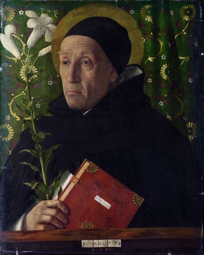 Ritratto di Fra Teodoro di Urbino come San Domenico da Giovanni Bellini