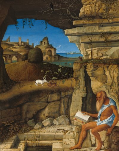 San Girolamo che legge, 1505 da Giovanni Bellini