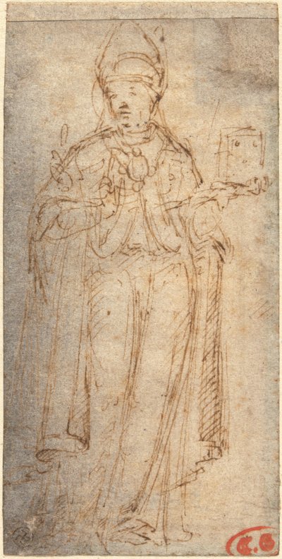 San Luigi di Tolosa con un libro da Giovanni Bellini