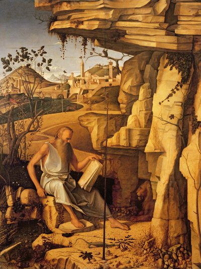 San Girolamo nel deserto, 1480-87 da Giovanni Bellini