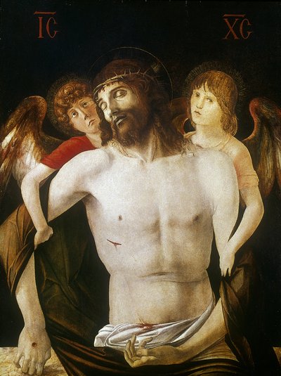 Il Cristo morto sorretto dagli angeli, 1465-1470 da Giovanni Bellini