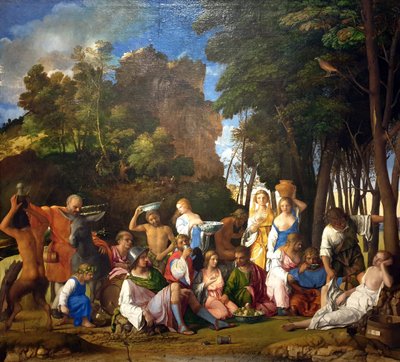 La festa degli dei da Giovanni Bellini