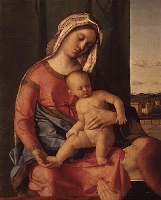La Madonna col Bambino con un donatore da Giovanni Bellini