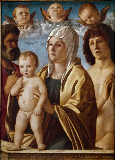 Vergine con bambino con San Pietro e San Sebastiano da Giovanni Bellini