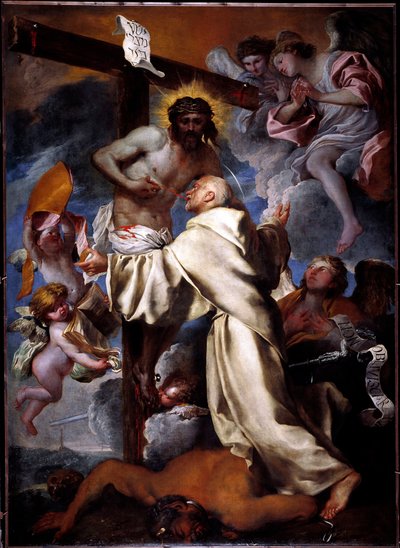 Visione mistica di San Bernardo da Giovanni Benedetto Castiglione