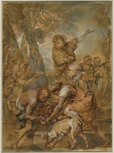 Un sacrificio pagano da Giovanni Benedetto Castiglione