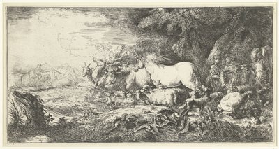 Arca di Noè da Giovanni Benedetto Castiglione