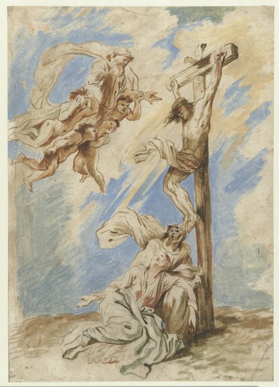 Cristo sulla croce da Giovanni Benedetto Castiglione