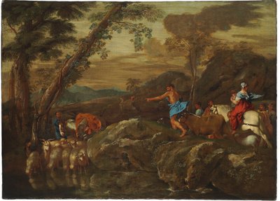 Il viaggio di Giacobbe, 1633 da Giovanni Benedetto Castiglione