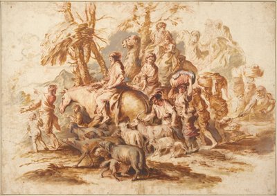 Il ritorno di Giacobbe da Giovanni Benedetto Castiglione