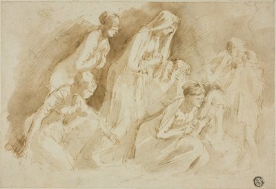 Lutto per il Cristo morto da Giovanni Benedetto Castiglione