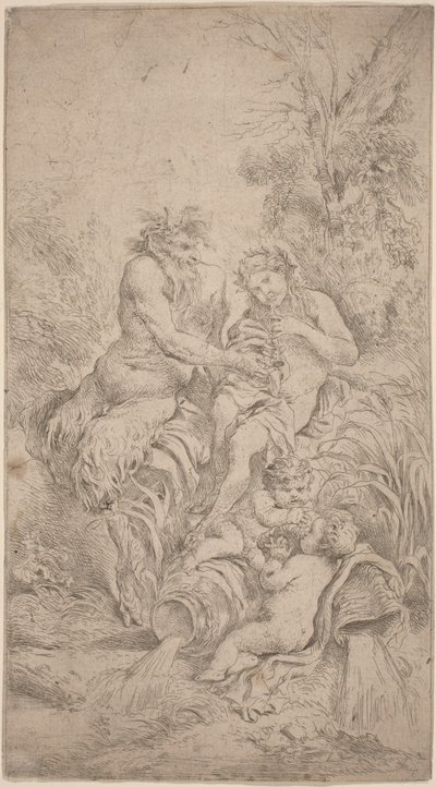 Pan e Olimpo da Giovanni Benedetto Castiglione