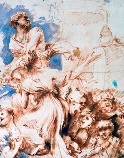 Pirra, c1635-1670 da Giovanni Benedetto Castiglione