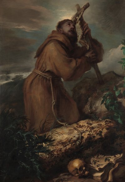San Francesco in estasi da Giovanni Benedetto Castiglione