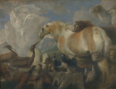 La Creazione, metà del XVII secolo da Giovanni Benedetto Castiglione