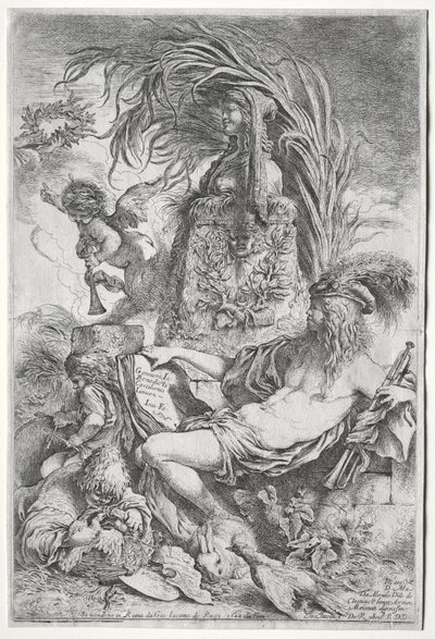 Il genio di Castiglione, 1648 da Giovanni Benedetto Castiglione