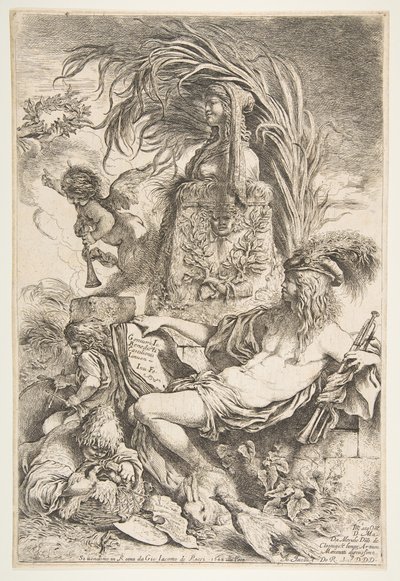 Il genio di Castiglione, ca. 1645-47 pubblicato 1648 da Giovanni Benedetto Castiglione