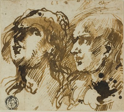 Due teste da Giovanni Benedetto Castiglione