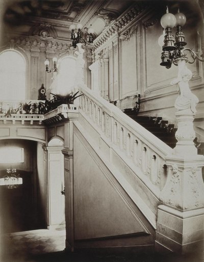 Il palazzo Stroganov a San Pietroburgo. La grande scalinata con vestibolo inferiore da Giovanni Bianchi
