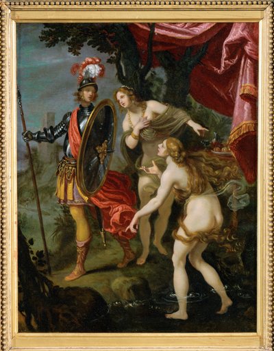 Carlo allant delivrer Rinaldo. Carlo, in viaggio per salvare Rinaldo da ... da Giovanni Biliverti
