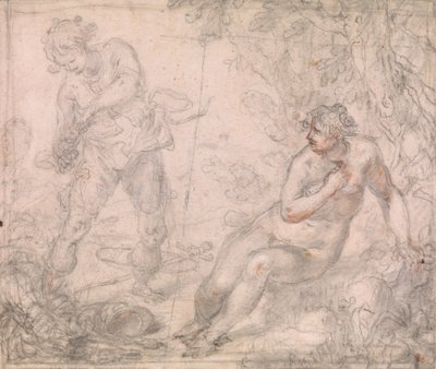 Ruggiero libera Angelica da Giovanni Biliverti