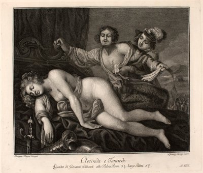 Il lamento di Tancredi sul corpo di Clorinda da Giovanni Biliverti