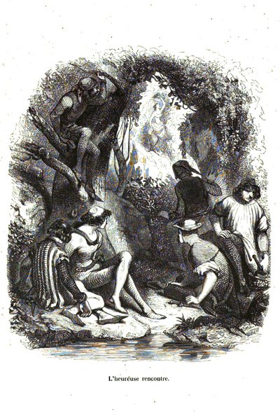 Decameron - Giorno 5, racconto 6 - Il felice incontro da Giovanni Boccaccio