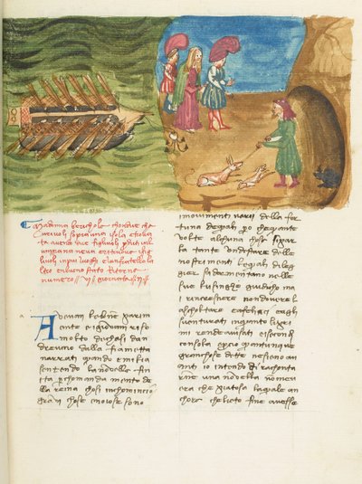 Decameron, Beritola - Corrado II di Villafranca alla scoperta di Beritola , Seconda giornata, racconto 6. da Giovanni Boccaccio