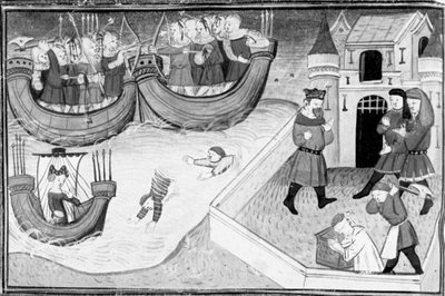 Decameron, Gerbino si imbarca sulla nave della figlia del re di Tunisi; Gerbino viene decapitato. Quarta giornata, racconto 4 da Giovanni Boccaccio