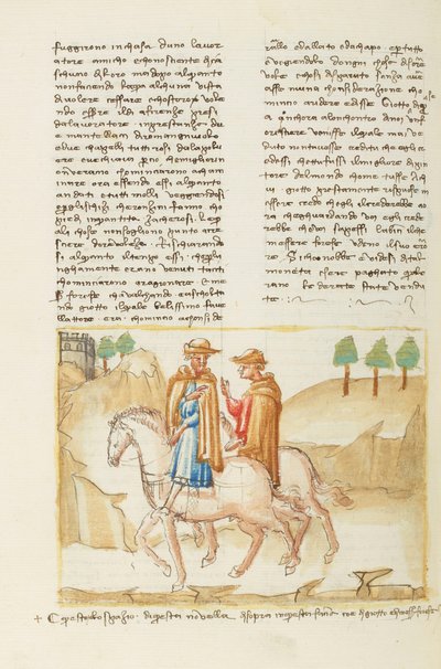 Decameron, La padella beffa il calderone - Forese da Rabatta e Giotto a cavallo, Sesta giornata, racconto 5. da Giovanni Boccaccio