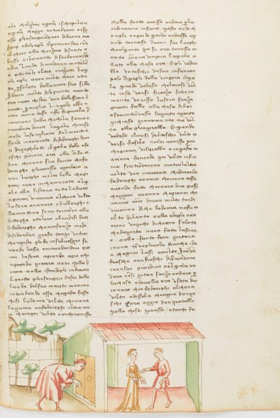 Decameron, Il fantasma - Tessa dalla Cuculia che maltratta il marito , Settimo giorno, racconto 1. da Giovanni Boccaccio