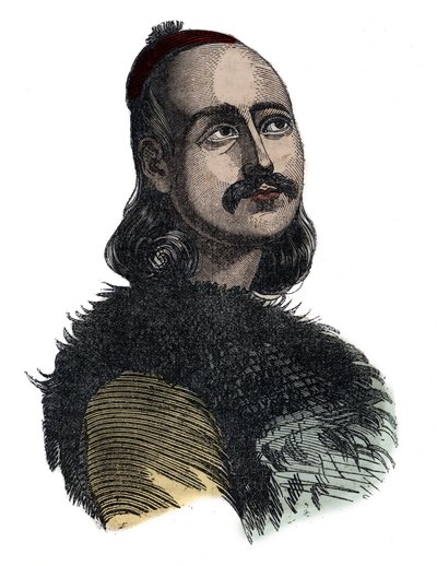 Markos Botsaris (Marco Botzaris) generale ed eroe della Guerra d