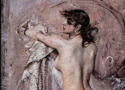 Dopo il bagno (dettaglio) da Giovanni Boldini