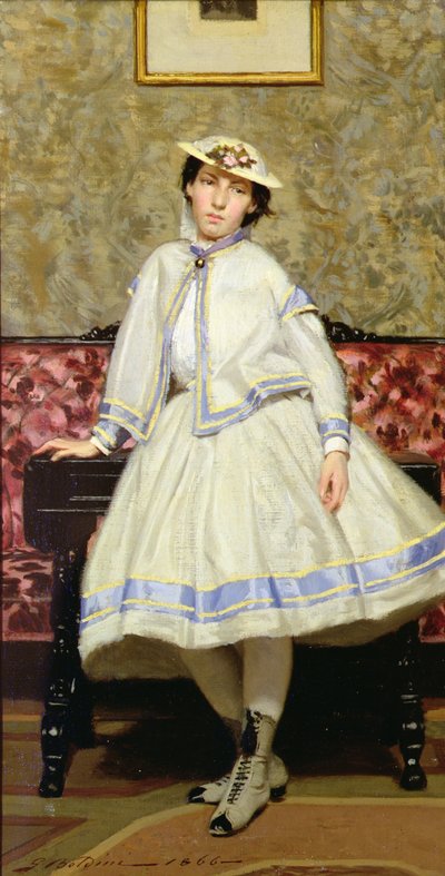 Alaide vestita di bianco da Giovanni Boldini