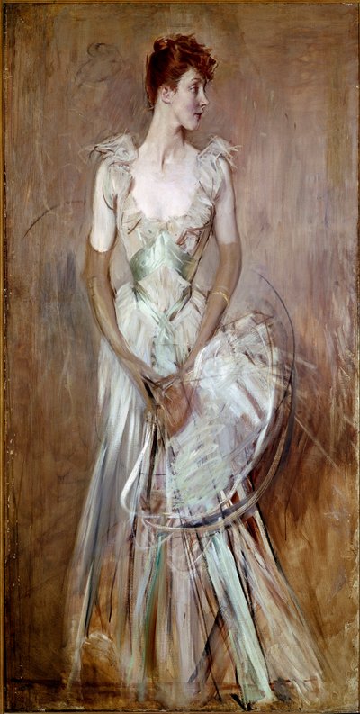 Ritratto della Contessa di Leusse nata Berthier da Giovanni Boldini