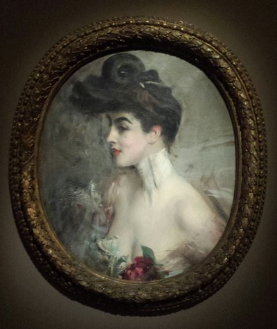 Boldini - Ritratto di Mme X., con collare di perline da Giovanni Boldini