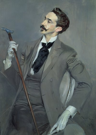 Conte Robert de Montesquiou da Giovanni Boldini