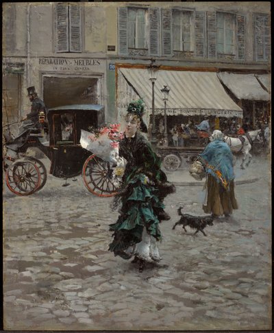Attraversando la strada da Giovanni Boldini