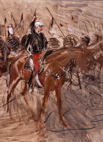 Dragoni a cavallo da Giovanni Boldini