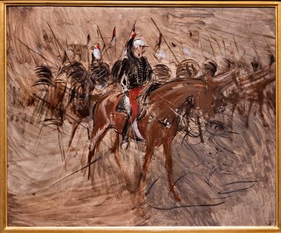 Dragoni a cavallo da Giovanni Boldini