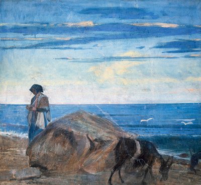 Pastore di capre vicino al mare da Giovanni Boldini