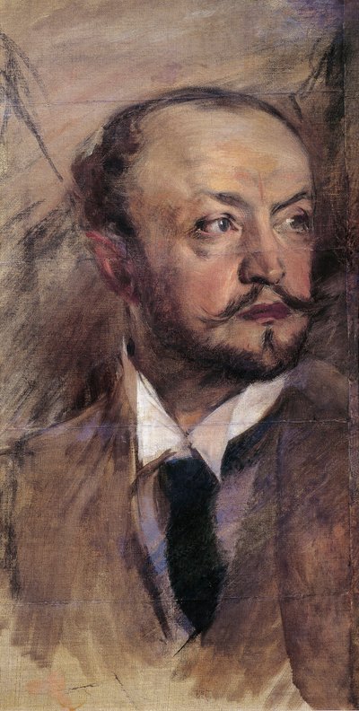 Italia, Firenze, Autoritratto a Montorsoli da Giovanni Boldini