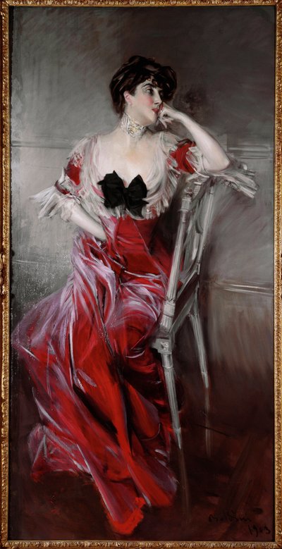 Miss Bell. Dipinto di Giovanni Boldini (1842-1931) da Giovanni Boldini