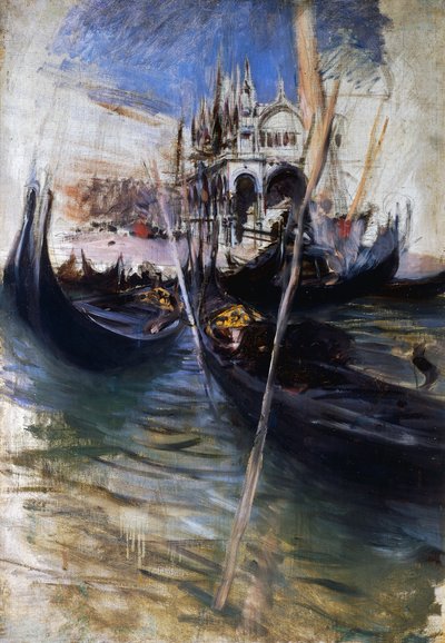 Molo e San Marco a Venezia da Giovanni Boldini