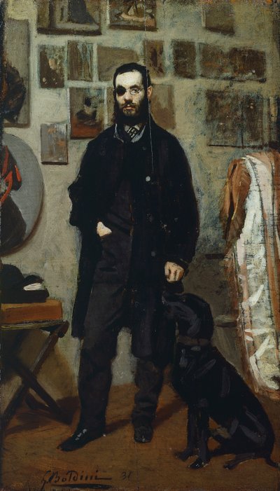 Ritratto di Giuseppe Abbati da Giovanni Boldini