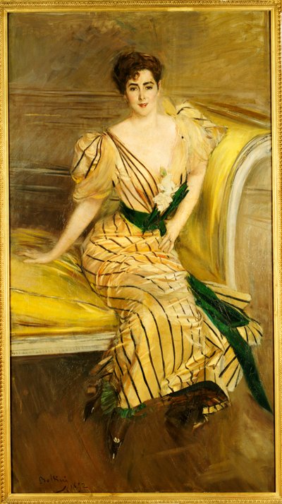 Ritratto di Madame Josephina Alvear de Errazuriz, 1892 da Giovanni Boldini
