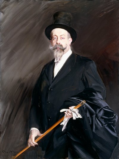 Ritratto di Willy, lo scrittore, Henri Gauthier-Villars da Giovanni Boldini