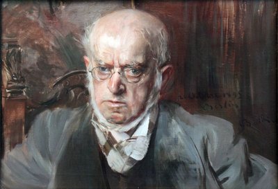 Ritratto del pittore Adolph von Menzel da Giovanni Boldini